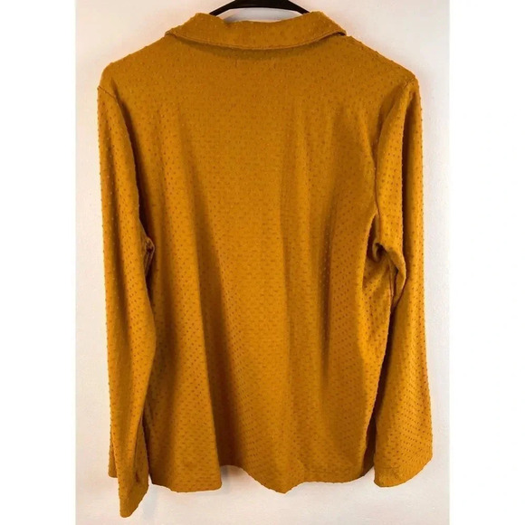 MAdewell Knit Bedtime Long-Sleeve Pajama Top in Clip-dot Size M New - Picture 11 of 16